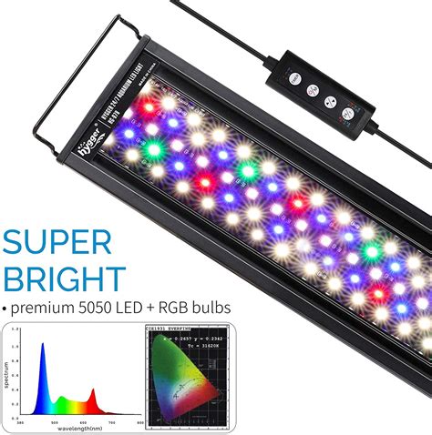 hygger aquarium lights|Advanced Full Spectrum Fish Tank LED Light .
